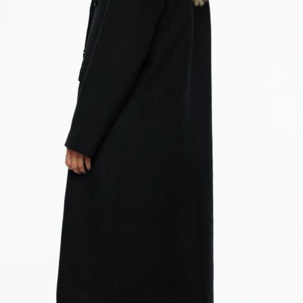 Dynamite Elegant Classic Anthracite Grey Pea Coat - Picture 8 of 8